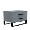 Two Drawer Bedside Table