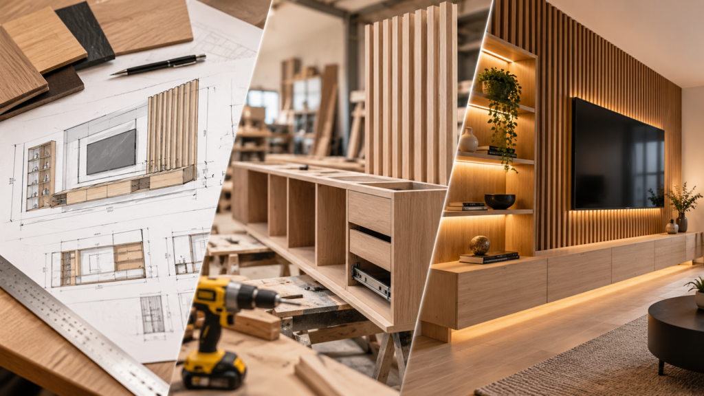From sketch to modern living space